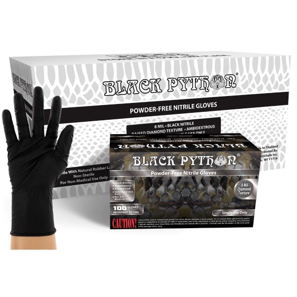 8 mil nitrile gloves