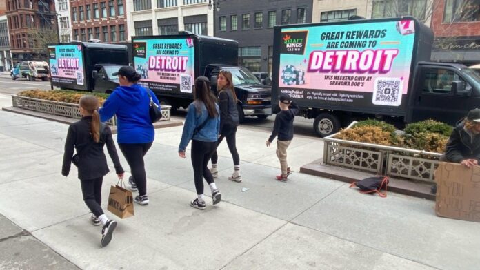 Digital mobile billboard trucks